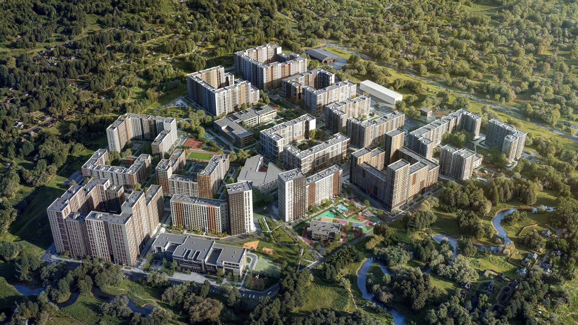 Генеральный план ЖК Эко Бунино