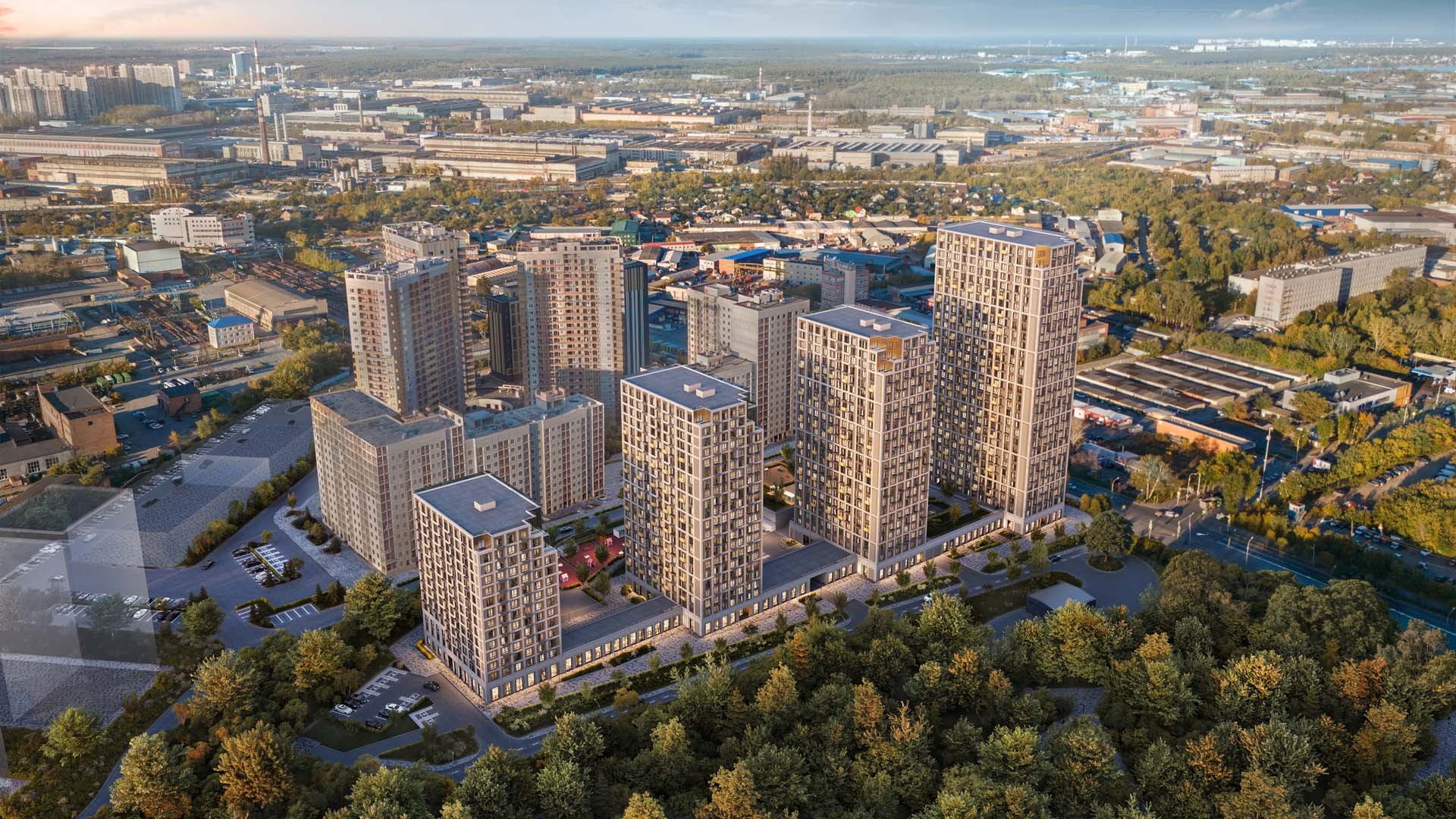 Генеральный план ЖК Квартал Ауруум