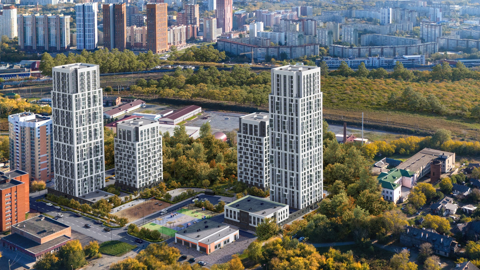 Генеральный план ЖК Пайер