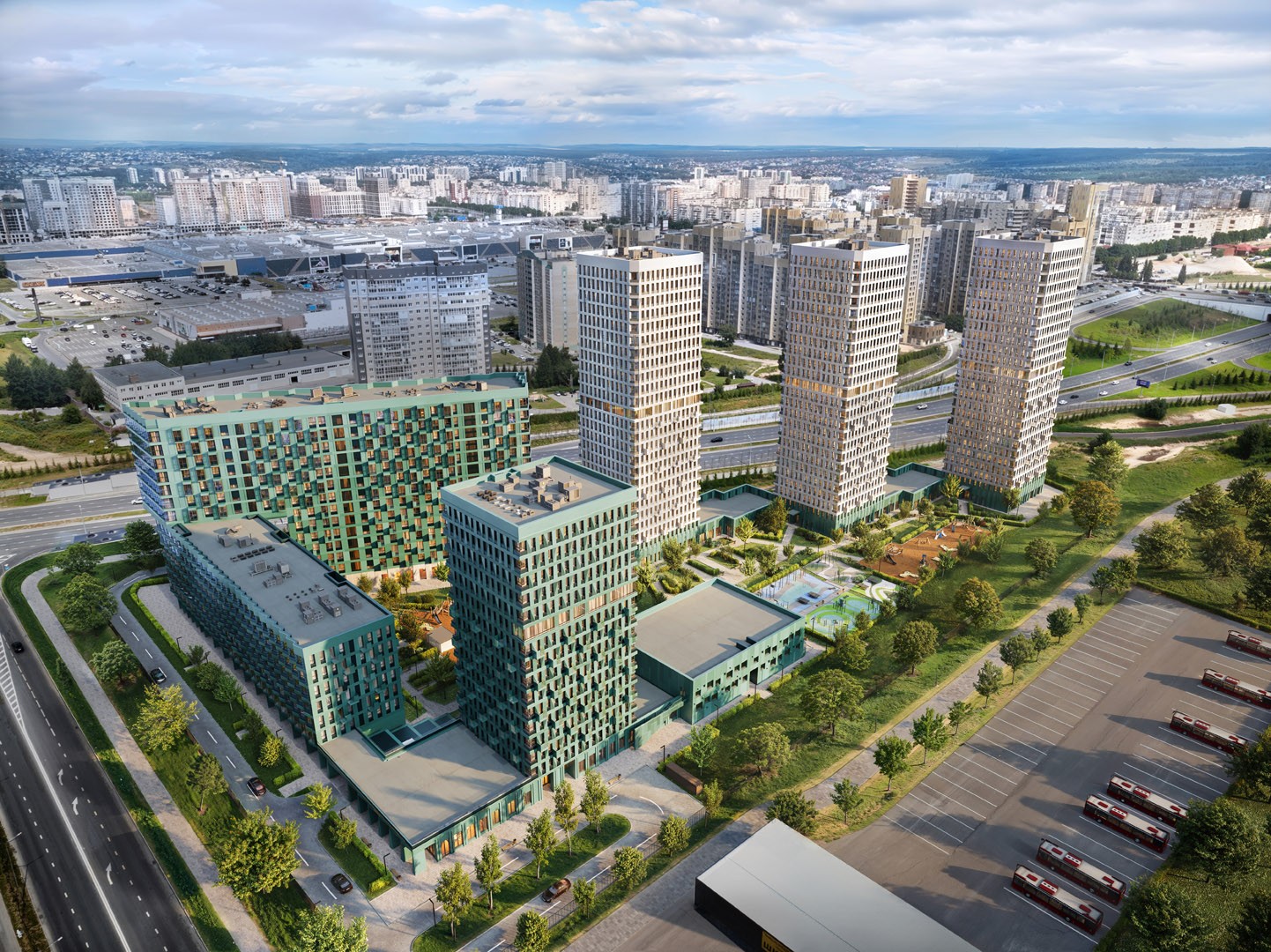 Генеральный план ЖК Зилант Премьер