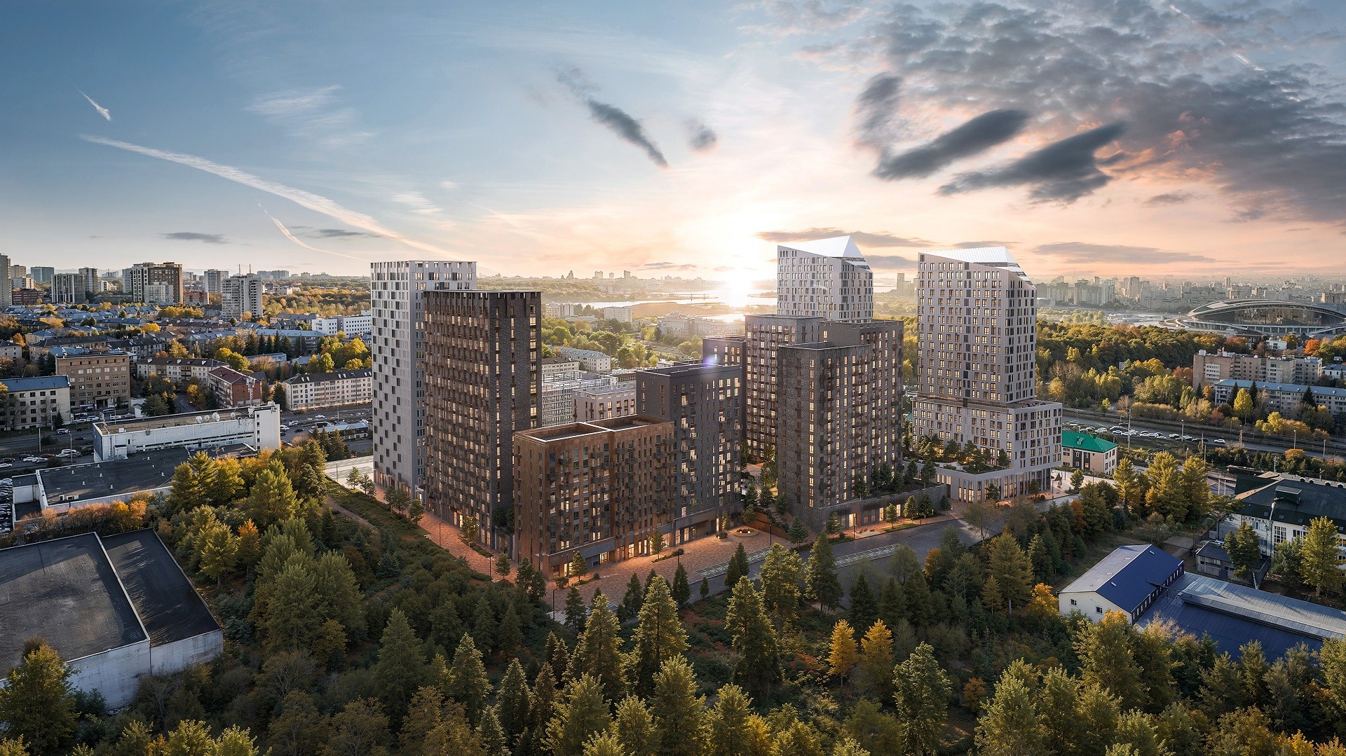 Генеральный план ЖК Манзара