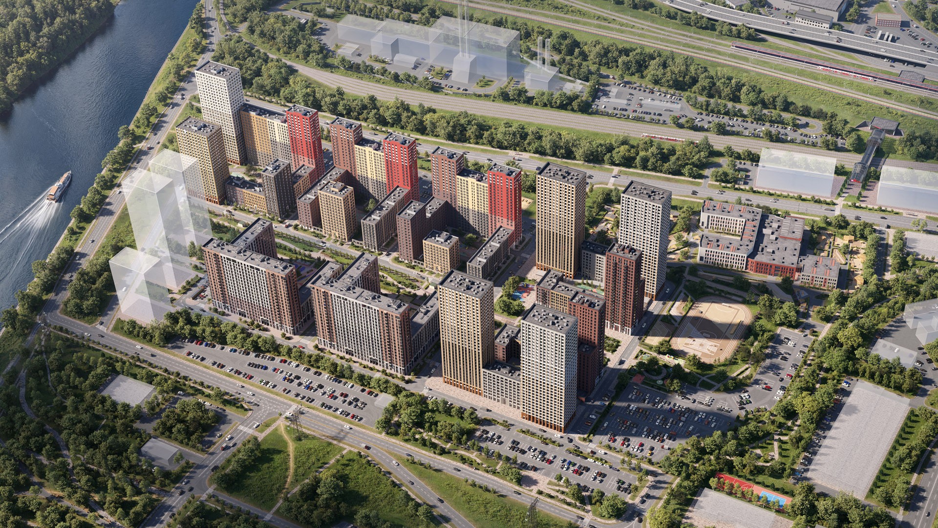 Генеральный план ЖК Квартал Домашний