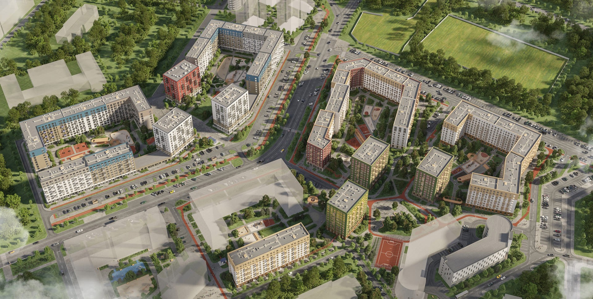 Генеральный план ЖК Квартал Лаголово