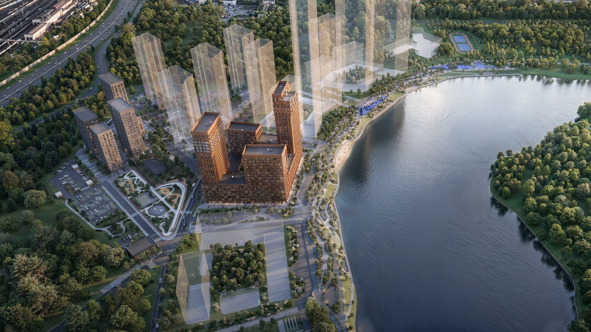 Генеральный план ЖК Квартал на воде