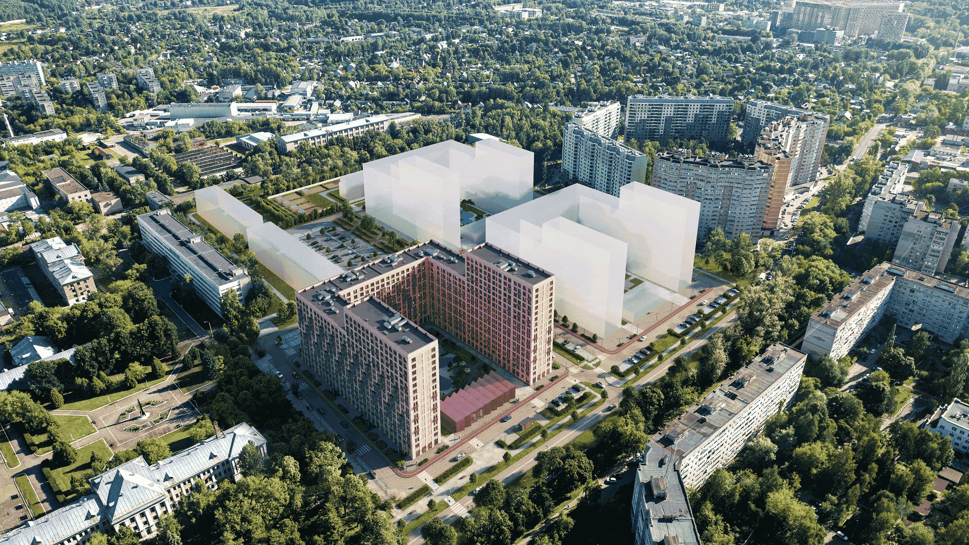 Генеральный план ЖК Космический Квартал