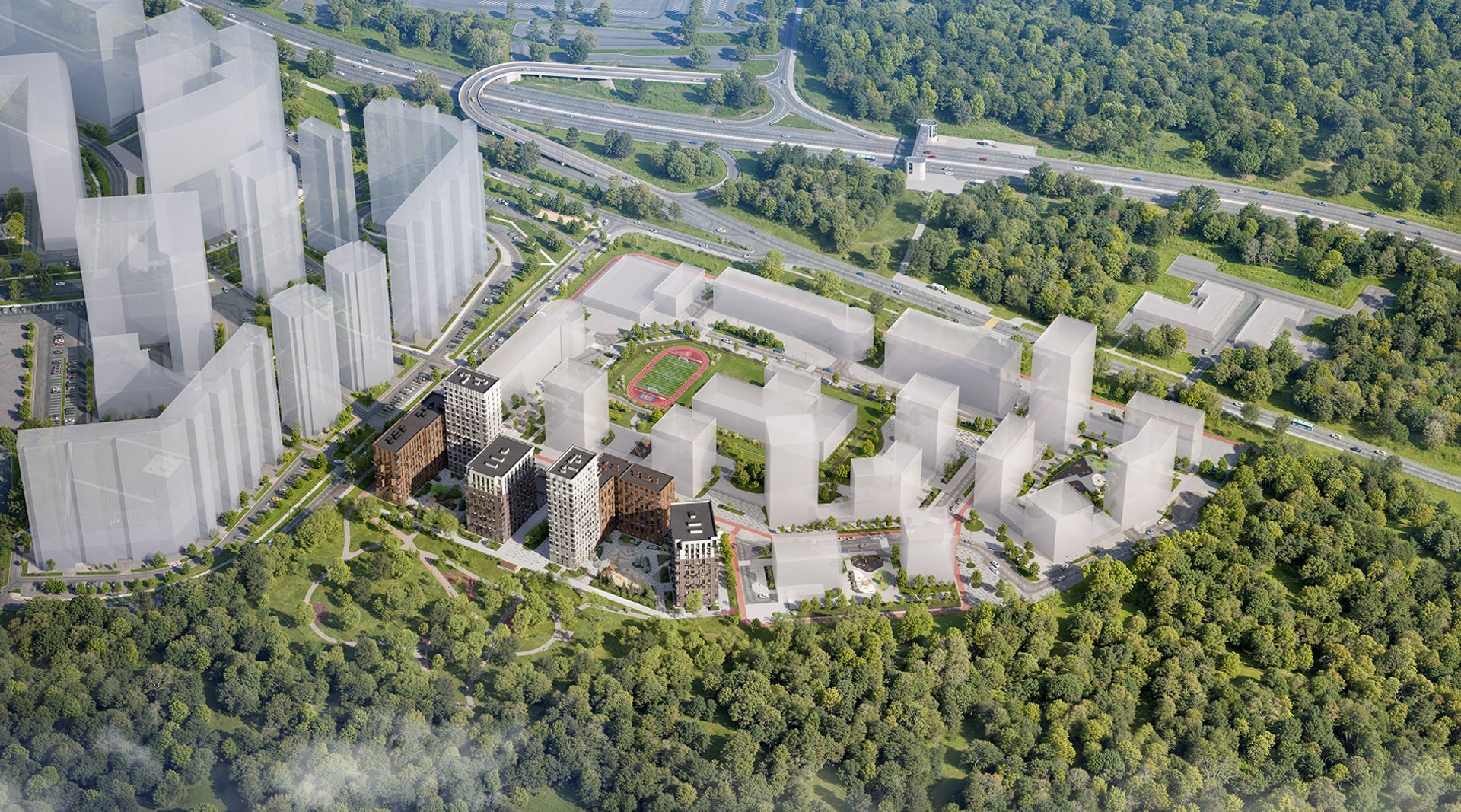 Генеральный план ЖК Литературный Квартал