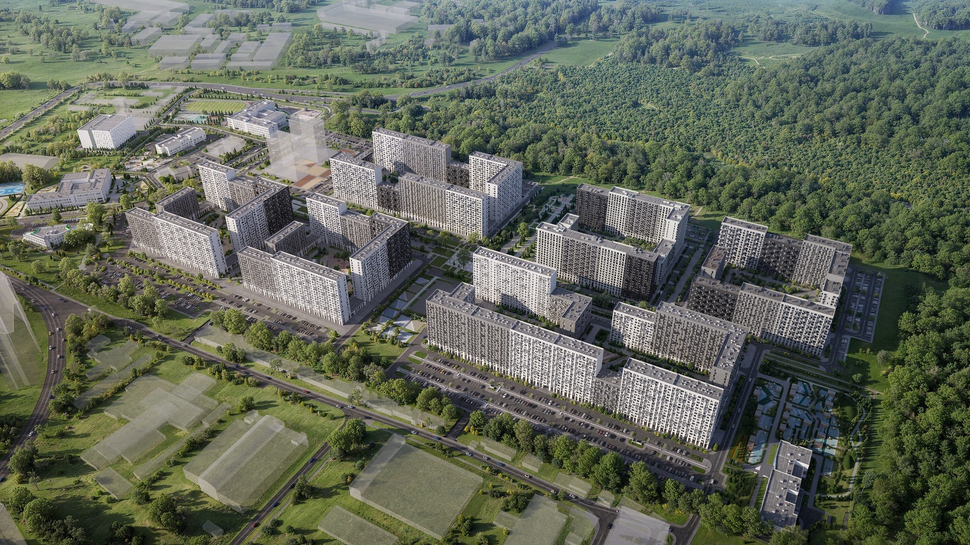 Генеральный план ЖК Мытищи Парк