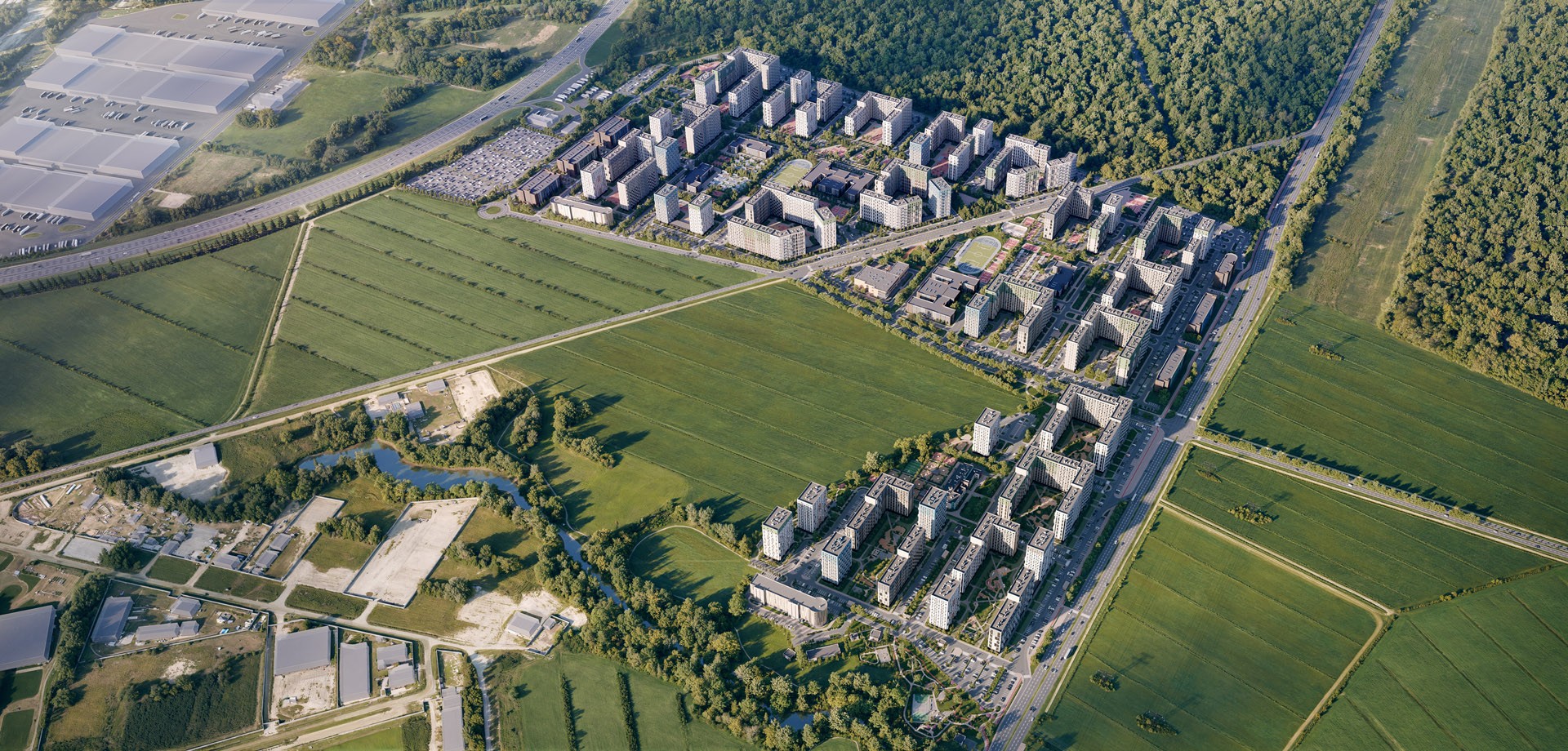 Генеральный план ЖК Невская Долина