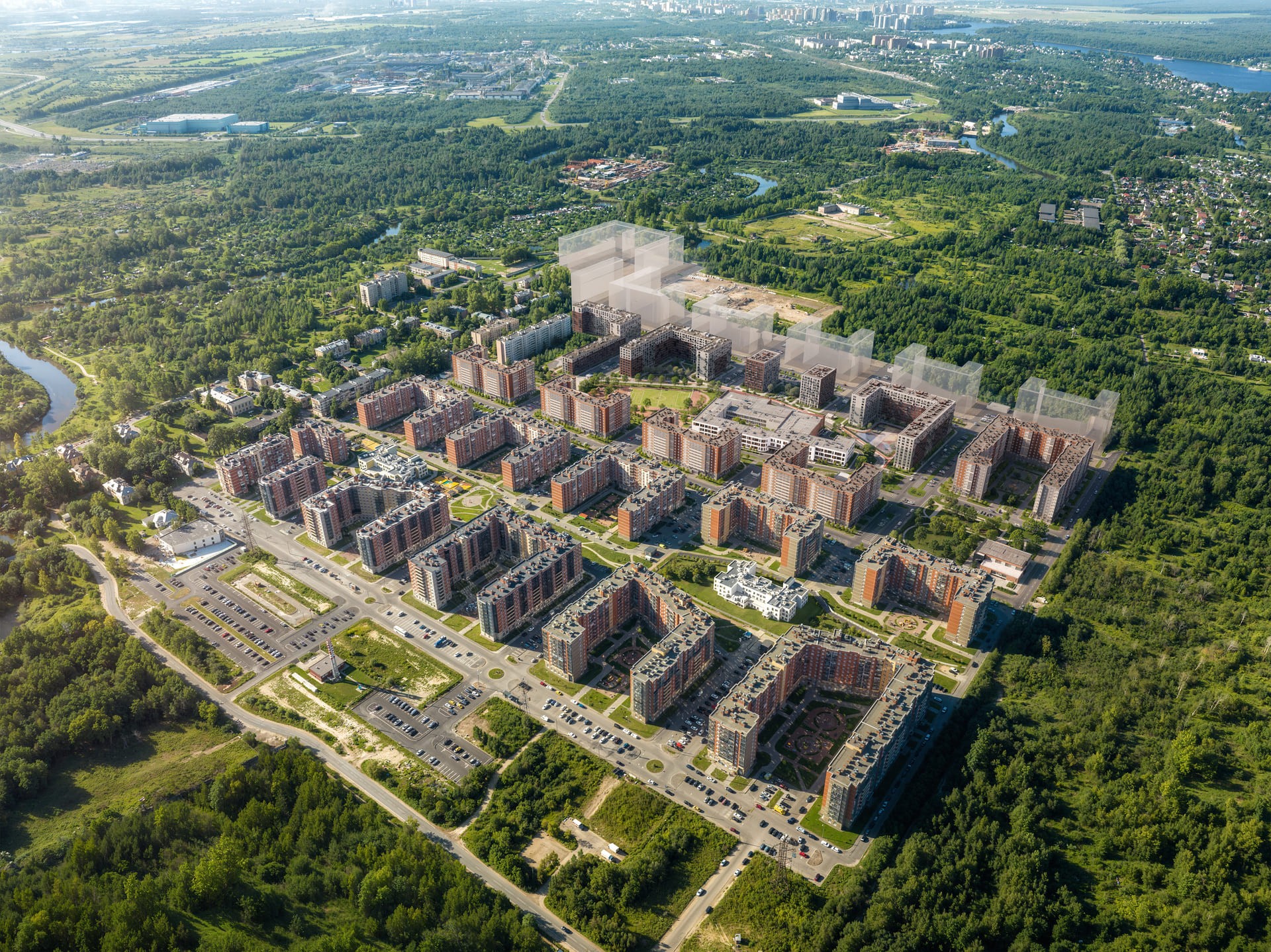 Генеральный план ЖК Новое Колпино