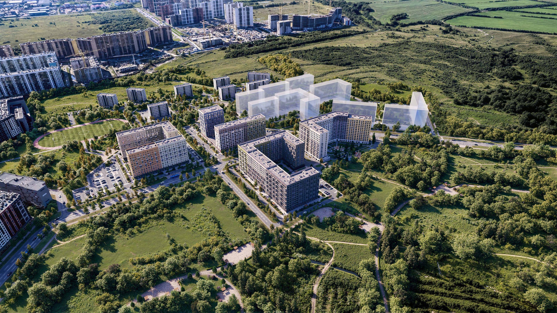 Генеральный план ЖК Новые Лаврики