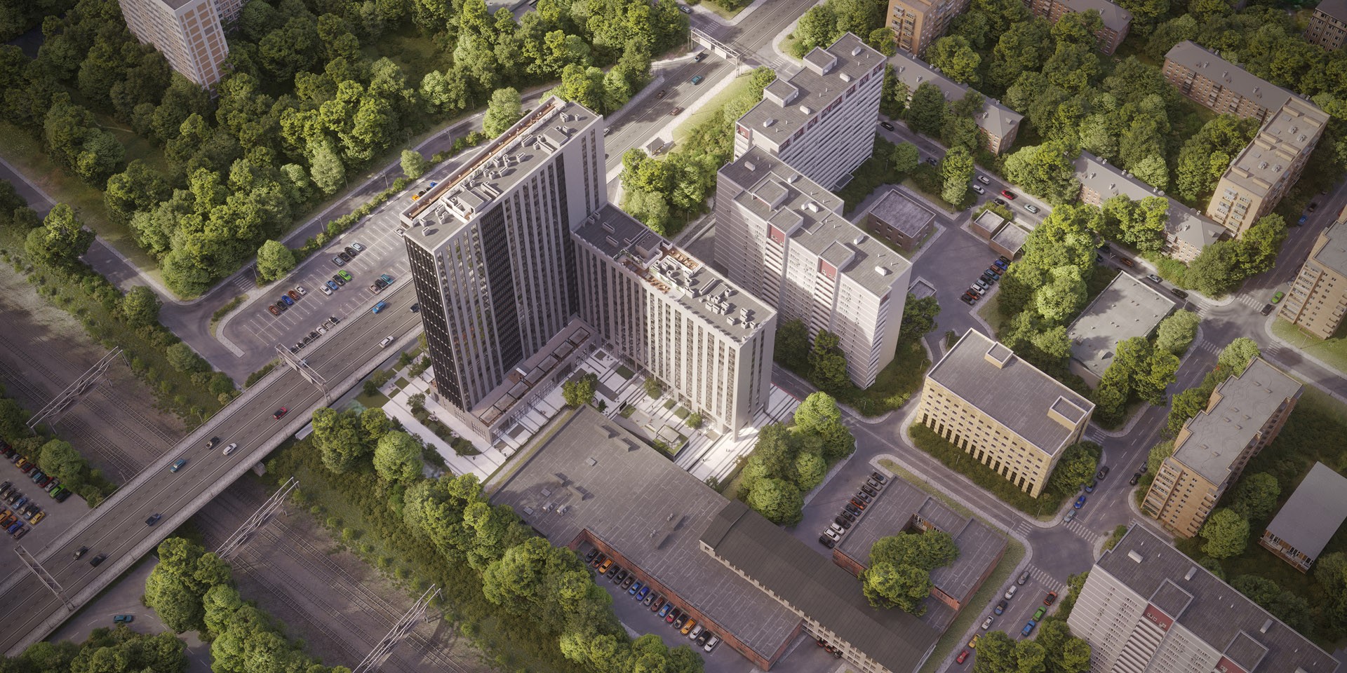 Генеральный план ЖК Октябрьская 98