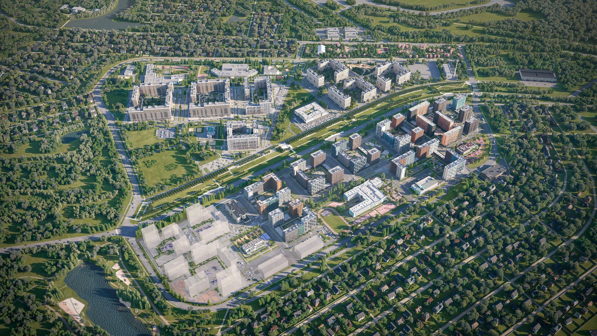 Генеральный план ЖК Остафьево