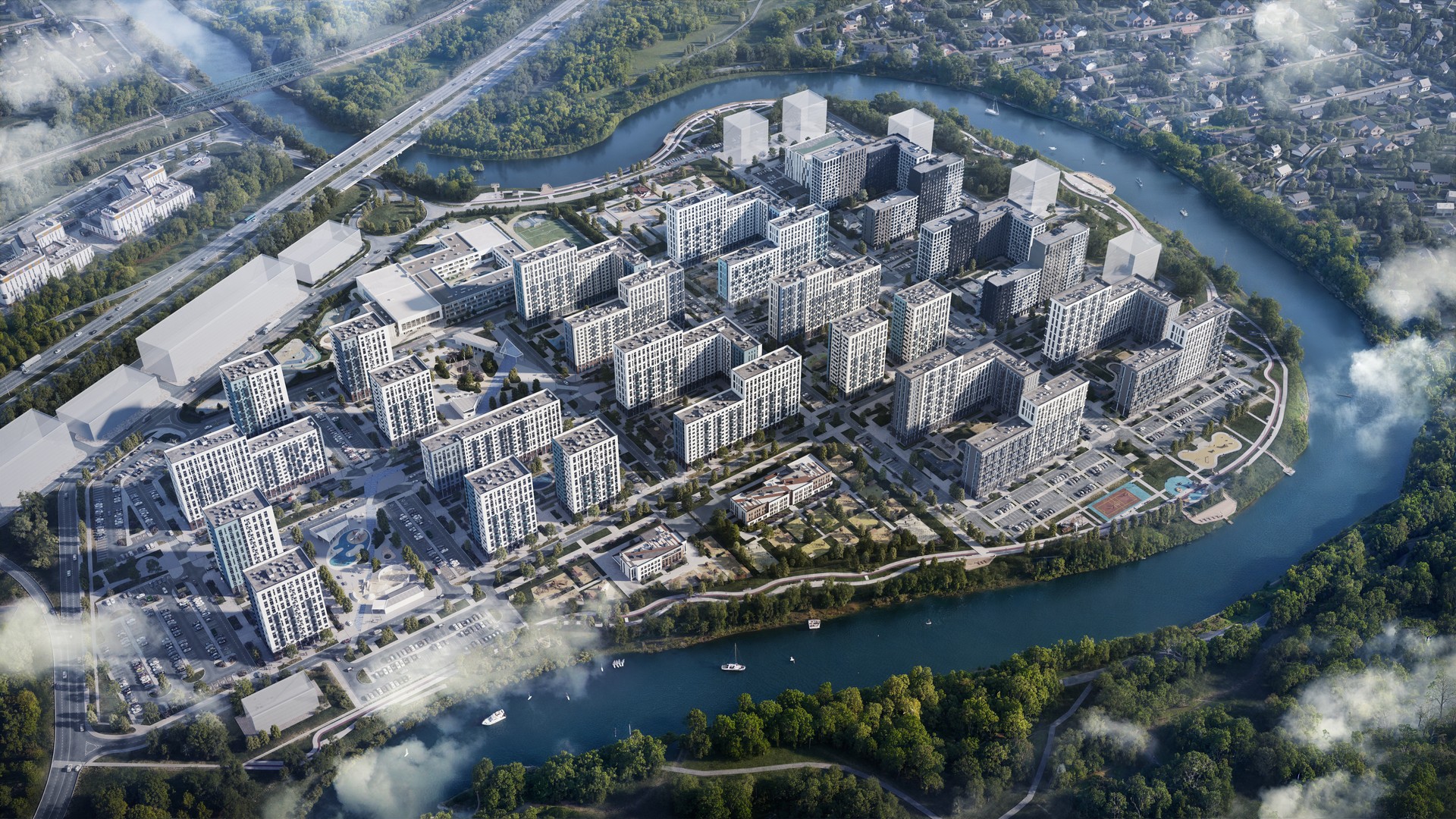 Генеральный план ЖК Прибрежный Парк