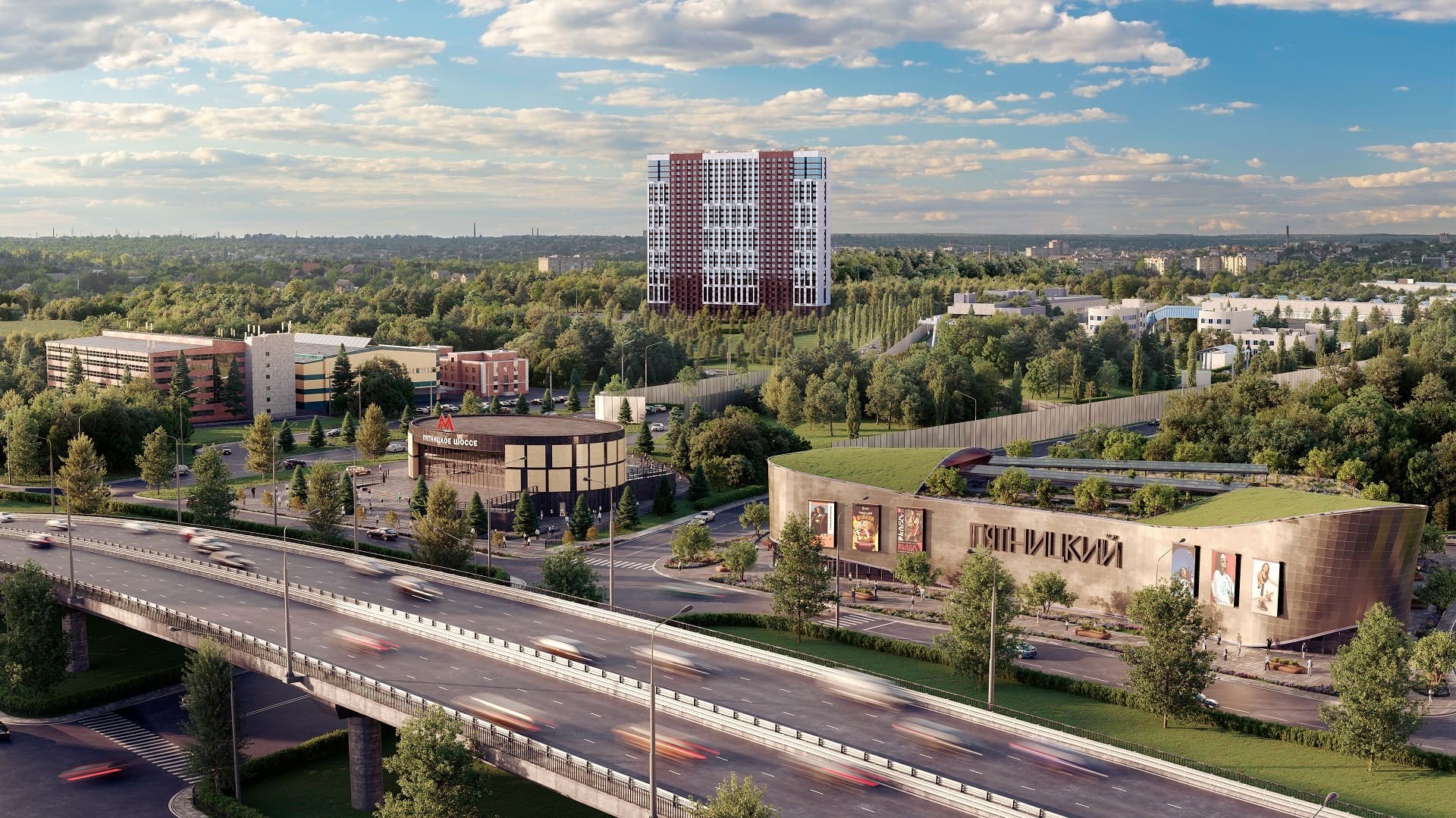 Генеральный план ЖК Пятницкое 58