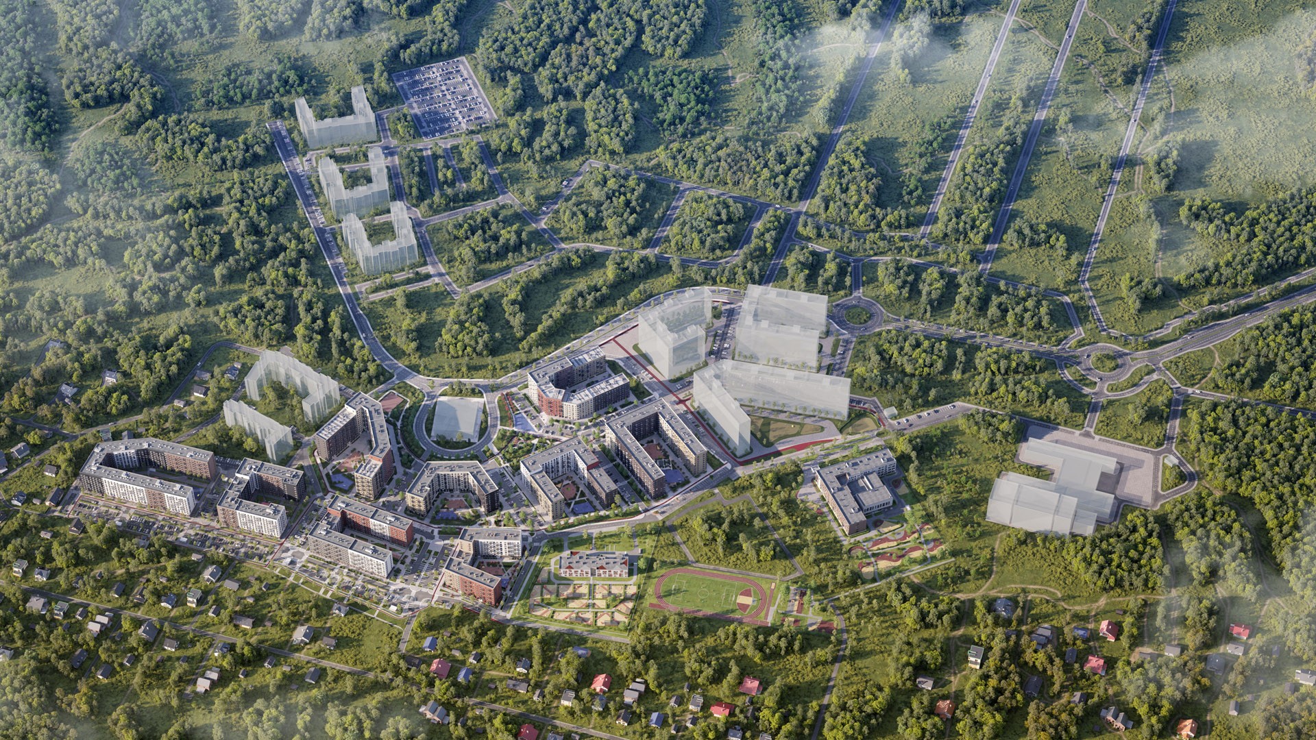 Генеральный план ЖК Рублевский Квартал