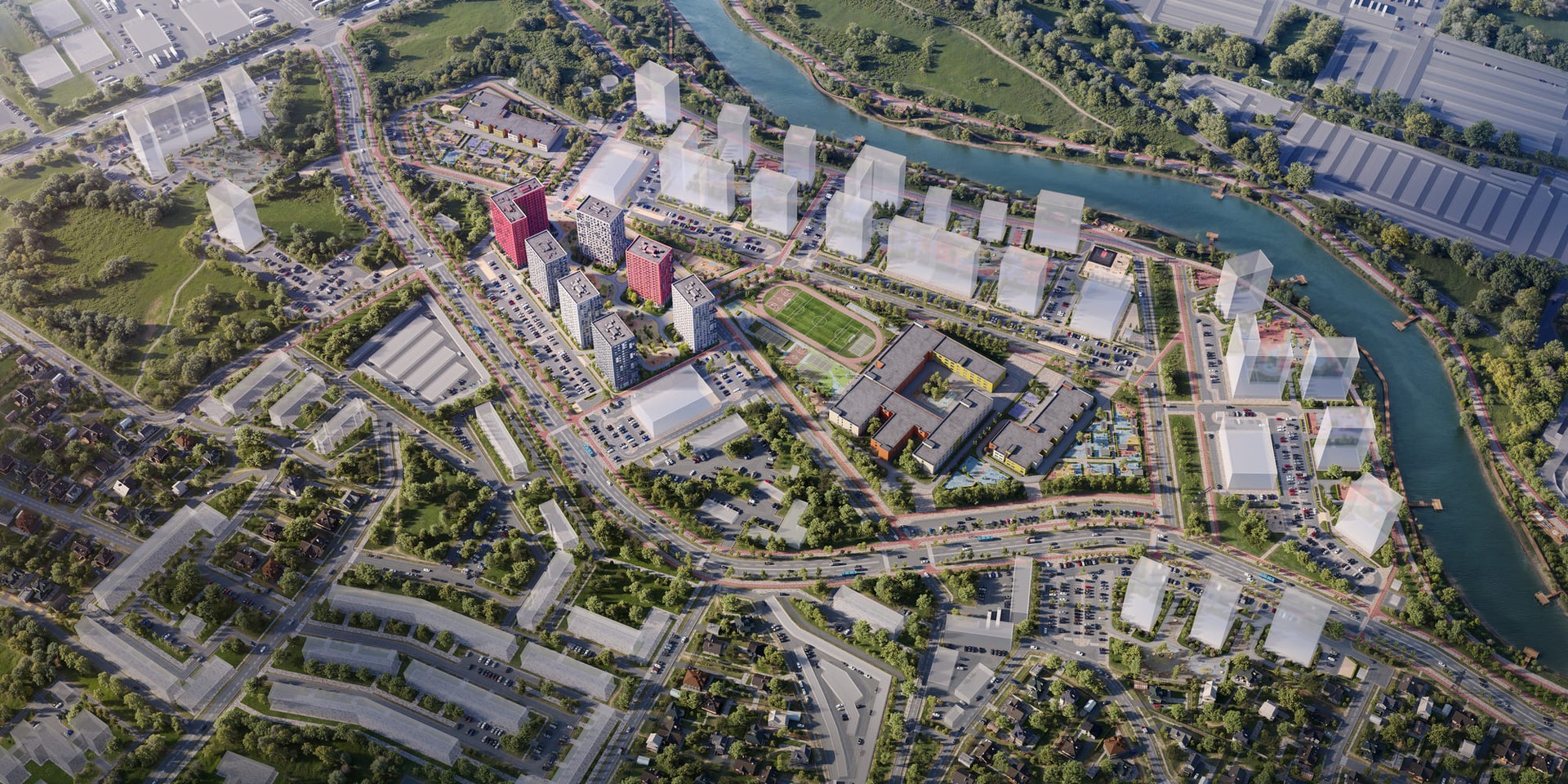 Генеральный план ЖК Рябиновая Роща