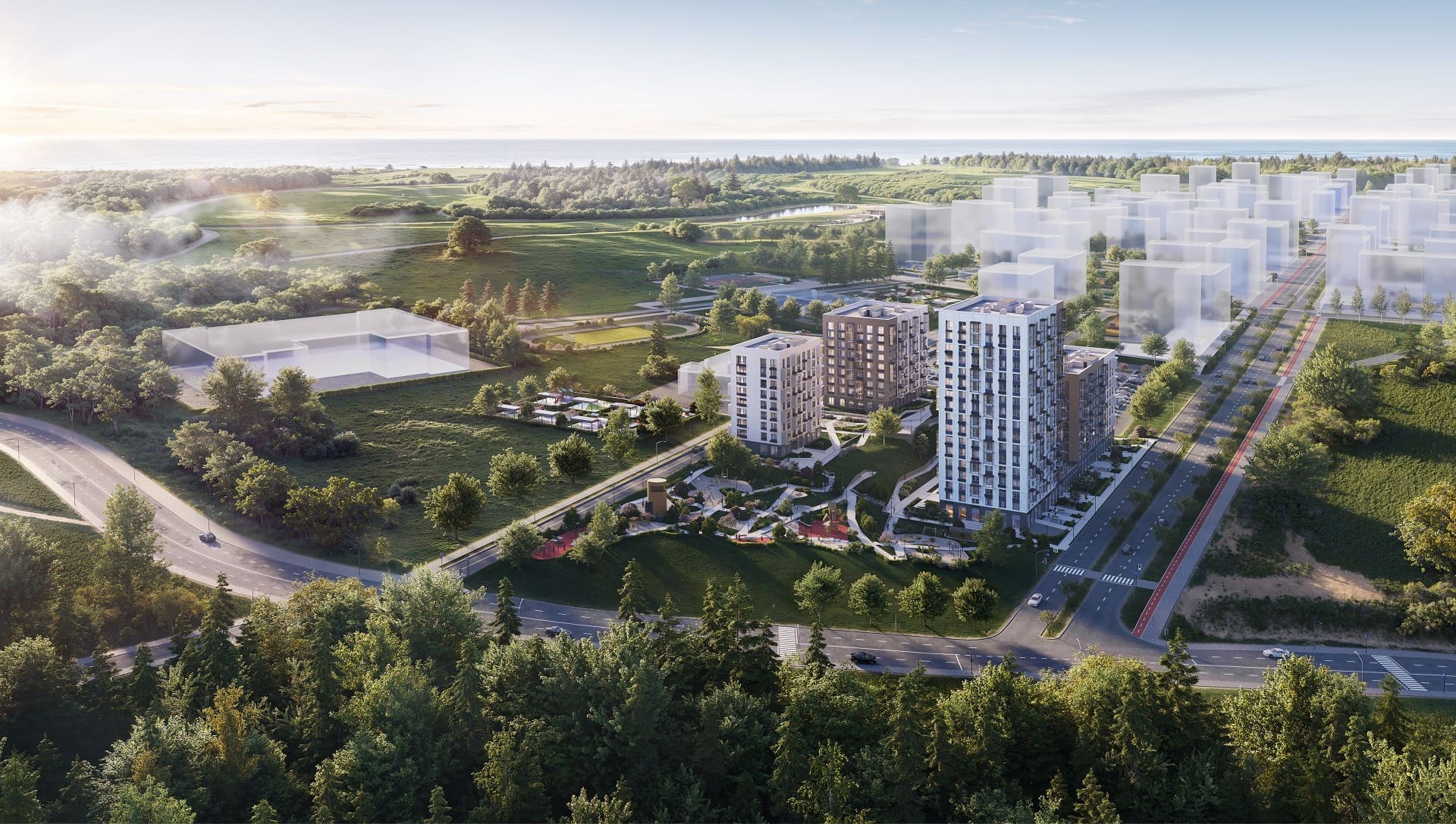 Генеральный план ЖК Сердце Сахалина