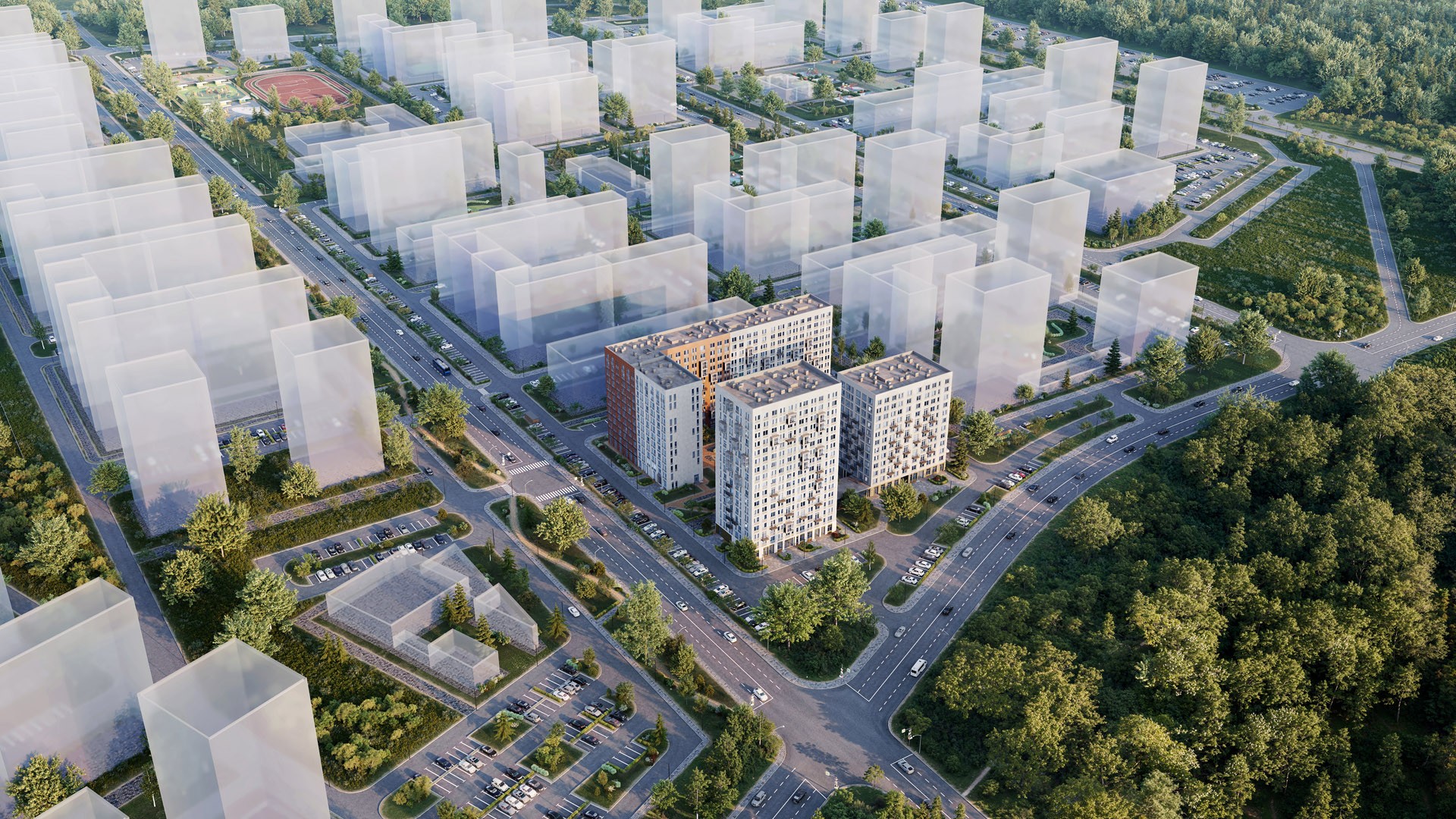 Генеральный план ЖК Урбан Мартен