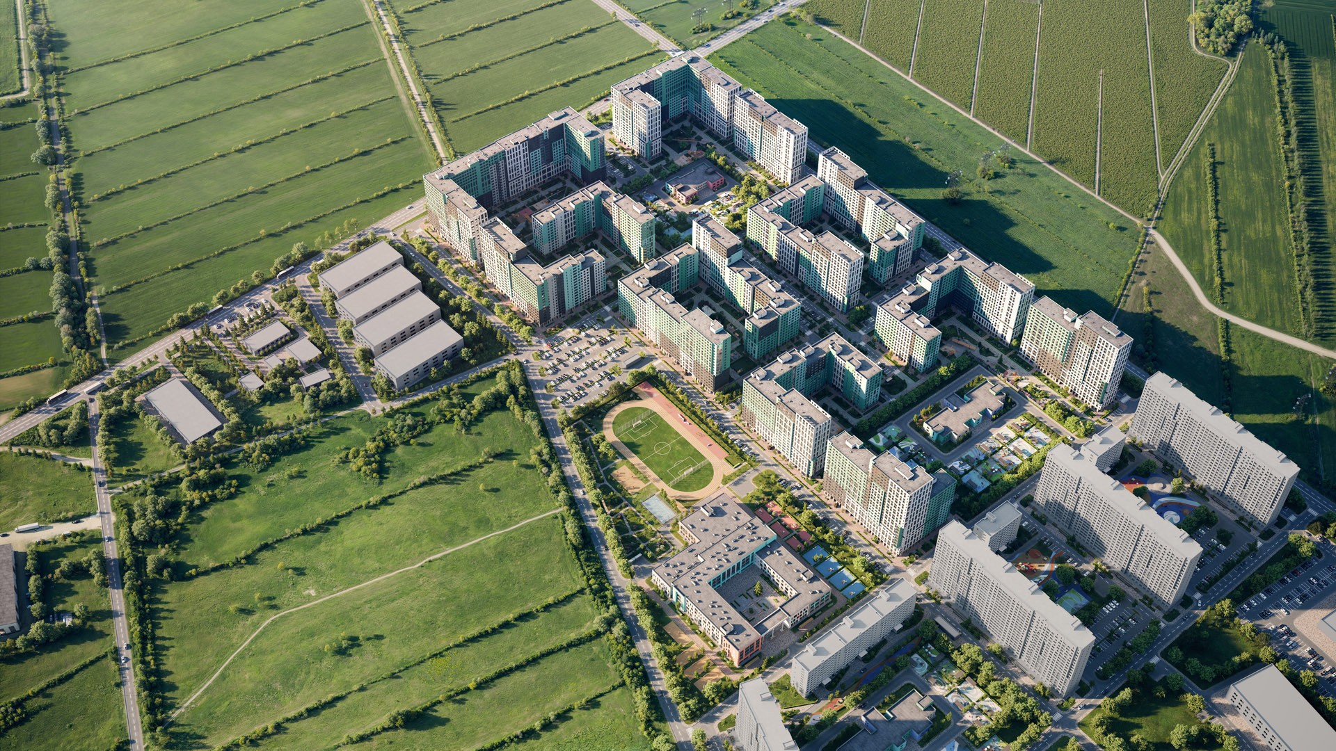 Генеральный план ЖК Южная Нева