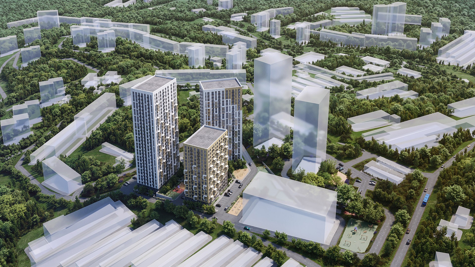 Генеральный план ЖК Маяк Днепровской