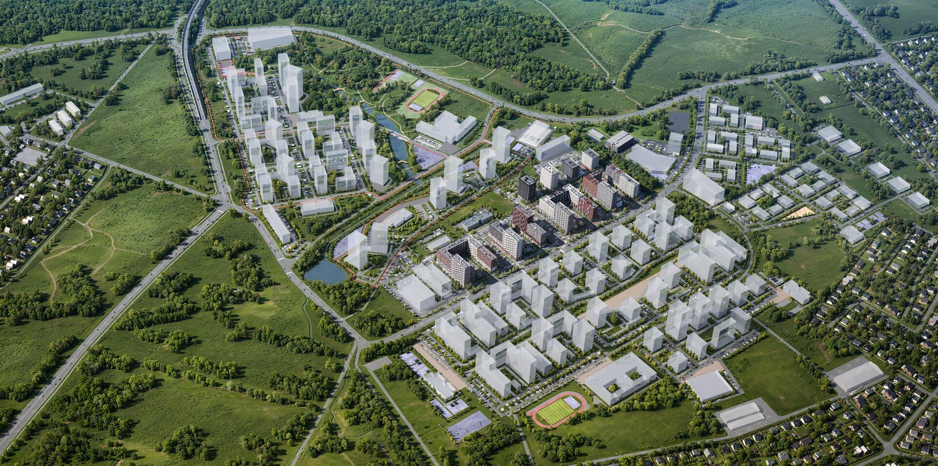 Генеральный план ЖК Новое Видное