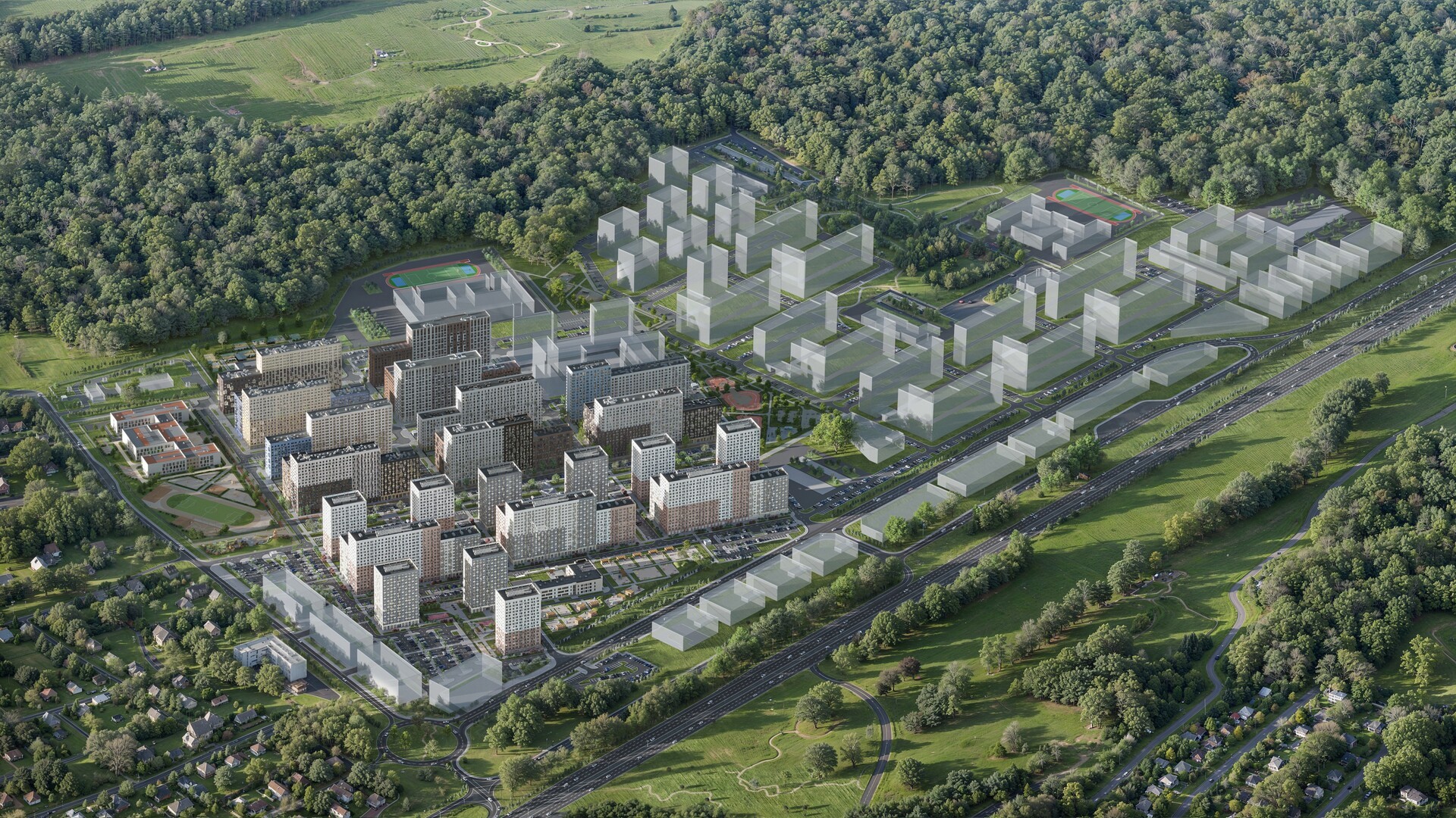 Генеральный план ЖК Горки Парк