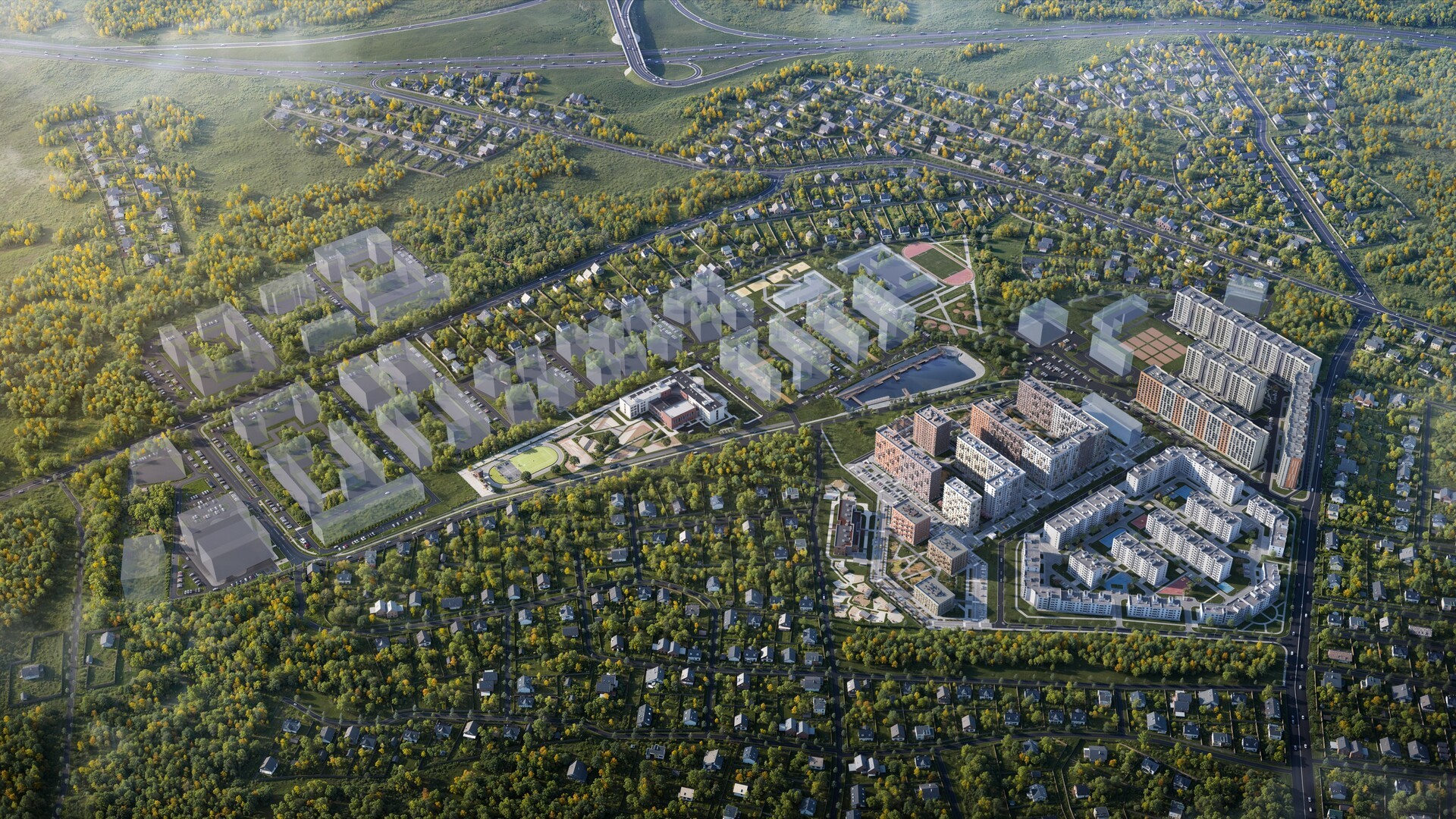 Генеральный план ЖК Егорово Парк