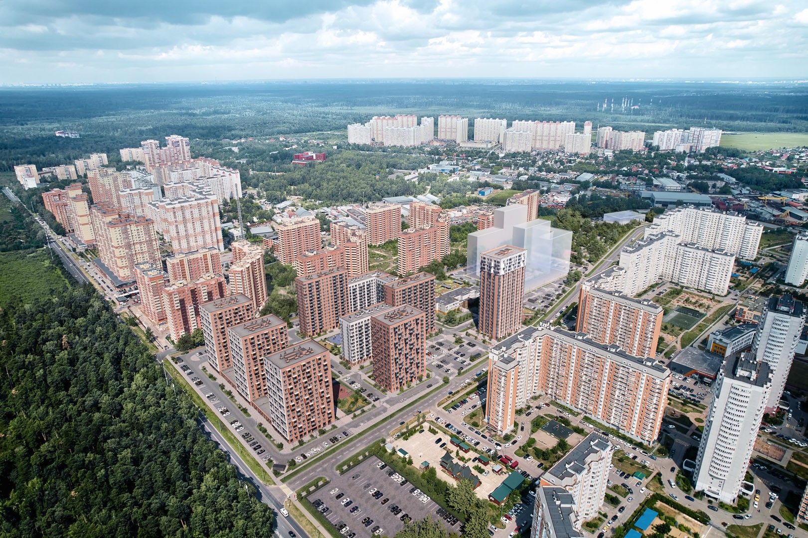 Генеральный план ЖК Квартал Авиаторов